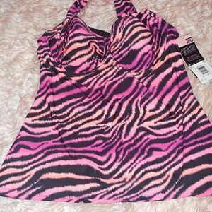 Smart and sexy swim convertible tankini top 38D